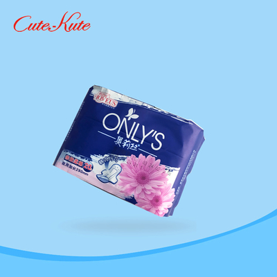 Anion Pads Quick Easy 270mmの柔らかい月経パッドの吸囚性の女性包むこと