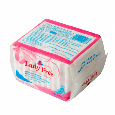 極度の薄い女性生理用ナプキン150ml OEM/自身のブランドの滑らかな表面