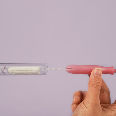 20PCS 2つの管およびひもが付いている生物分解性のタンポンのペーパー アプリケーター